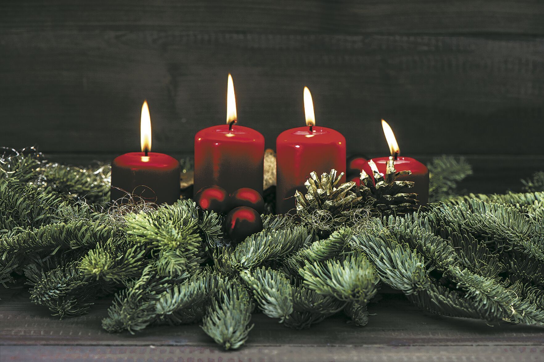 Christmas candles